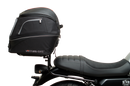 The image showcases the Moto Guzzi V7 Special (21 ->) Bike-Pack Kit by Ventura, featuring an EVO-12 pack and adaptable EVO-RACK, along with a generic image of an L-bracket with screws.
