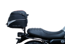 The image showcases the Moto Guzzi V7 Special (21 ->) Bike-Pack Kit by Ventura, featuring an EVO-12 pack and adaptable EVO-RACK, along with a generic image of an L-bracket with screws.