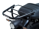 The image showcases the Moto Guzzi V7 Special (21 ->) Bike-Pack Kit by Ventura, featuring an EVO-12 pack and adaptable EVO-RACK, along with a generic image of an L-bracket with screws.
