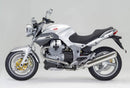 Image showcasing the Ventura EVO-12 Bike-Pack Kit with a sleek black EVO-12 pack, Evo-Rack, and L-Bracket with screws. Each part is labeled clearly; the L-Bracket uses a "Generic Image." Designed for Moto Guzzi 850 Breva (07-08).