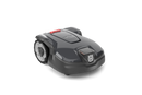 A sleek, dark gray Husqvarna Automower® 310 Mark II robotic lawn mower with two large rear wheels and a Husqvarna logo on the front, displayed on a plain, transparent background.