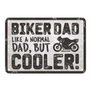 Oxford Garage Metal Sign: Biker Dad Cooler