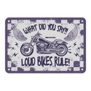 Oxford Garage Metal Sign: What Did You Say
