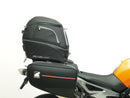 The Ventura Bike-Pack Kit for KTM 790 Duke (18 ->) includes a sleek "EVO-12 PACK" zippered pannier support, a sturdy black "EVO-RACK," and L-Brackets with screws, all in one convenient package.