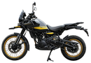 Ventura EVO-12 Bike-Pack Kit for Royal Enfield Himalayan 452 (24->), includes a black EVO-12 pack, rear Evo-Rack for your motorcycle, and L-brackets with screws—generic image shown.