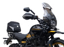 Ventura EVO-12 Bike-Pack Kit for Royal Enfield Himalayan 452 (24->), includes a black EVO-12 pack, rear Evo-Rack for your motorcycle, and L-brackets with screws—generic image shown.