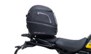 Ventura EVO-12 Bike-Pack Kit for Royal Enfield Himalayan 452 (24->), includes a black EVO-12 pack, rear Evo-Rack for your motorcycle, and L-brackets with screws—generic image shown.