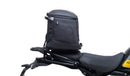 Ventura EVO-12 Bike-Pack Kit for Royal Enfield Himalayan 452 (24->), includes a black EVO-12 pack, rear Evo-Rack for your motorcycle, and L-brackets with screws—generic image shown.