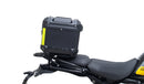 Ventura EVO-12 Bike-Pack Kit for Royal Enfield Himalayan 452 (24->), includes a black EVO-12 pack, rear Evo-Rack for your motorcycle, and L-brackets with screws—generic image shown.