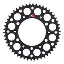 Renthal Sprocket Rear Black 50T Alloy 7075 T6 Grooved