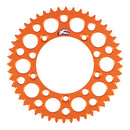 Renthal Rear Sprocket 48T Alloy 7075-T6 Grooved - Orange (KTM, Husqvarna)