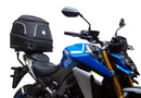 Ventura EVO-12 Bike-Pack Kit for Suzuki GSX-S 1000 RQ (22 - >) includes labeled images of the EVO-12 Pack (black storage bag), Evo-Rack (metal rack), and L-Bracket (black metal brackets with screws, generic image shown).