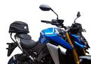 Ventura EVO-12 Bike-Pack Kit for Suzuki GSX-S 1000 RQ (22 - >) includes labeled images of the EVO-12 Pack (black storage bag), Evo-Rack (metal rack), and L-Bracket (black metal brackets with screws, generic image shown).