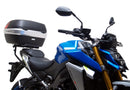 Ventura EVO-12 Bike-Pack Kit for Suzuki GSX-S 1000 RQ (22 - >) includes labeled images of the EVO-12 Pack (black storage bag), Evo-Rack (metal rack), and L-Bracket (black metal brackets with screws, generic image shown).