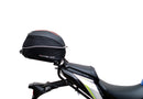 Ventura EVO-12 Bike-Pack Kit for Suzuki GSX-S 1000 RQ (22 - >) includes labeled images of the EVO-12 Pack (black storage bag), Evo-Rack (metal rack), and L-Bracket (black metal brackets with screws, generic image shown).