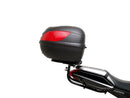 Ventura EVO-12 Bike-Pack Kit for Suzuki GSXS 1000S Katana (19->) includes a black EVO-12 pack, Evo-Rack mounted on a bike, and an L-Bracket with mounting hardware. Each item is clearly labeled for easy identification.