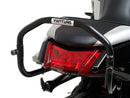 Ventura EVO-12 Bike-Pack Kit for Suzuki GSXS 1000S Katana (19->) includes a black EVO-12 pack, Evo-Rack mounted on a bike, and an L-Bracket with mounting hardware. Each item is clearly labeled for easy identification.