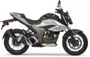 The Ventura EVO-12 Bike-Pack Kit for Suzuki GSX 150 FDF, FDX, FDZ (2021 ->) includes a black EVO-12 Pack, black EVO-Rack as Top-Box Rack, a generic L-Bracket image, and all needed mounting hardware.
