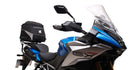 Image showing the Ventura EVO-12 Bike-Pack Kit for Suzuki GSX-S 1000 GX/GX+ (24->), with a black EVO-12 pack, Evo-Rack Top-Box Rack mounted on the motorcycle, and generic L-bracket kit with metal bars and screws, all clearly labeled.