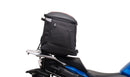Image showing the Ventura EVO-12 Bike-Pack Kit for Suzuki GSX-S 1000 GX/GX+ (24->), with a black EVO-12 pack, Evo-Rack Top-Box Rack mounted on the motorcycle, and generic L-bracket kit with metal bars and screws, all clearly labeled.
