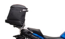 Image showing the Ventura EVO-12 Bike-Pack Kit for Suzuki GSX-S 1000 GX/GX+ (24->), with a black EVO-12 pack, Evo-Rack Top-Box Rack mounted on the motorcycle, and generic L-bracket kit with metal bars and screws, all clearly labeled.