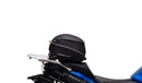 Image showing the Ventura EVO-12 Bike-Pack Kit for Suzuki GSX-S 1000 GX/GX+ (24->), with a black EVO-12 pack, Evo-Rack Top-Box Rack mounted on the motorcycle, and generic L-bracket kit with metal bars and screws, all clearly labeled.