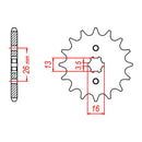 Sprocket Kit Suzuki ATV LTA50 - 420MS 10/37