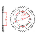 Sprocket Kit Honda CRF150R BW '07 - 420MXZ 15/55