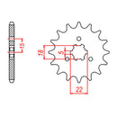 Sprocket Kit Kawasaki KX125 '96-'97 - 520EXW 13/50