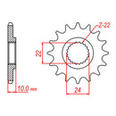 Sprocket Kit BMW F650 ST/GS - 520XRE 16/47
