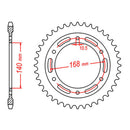 Sprocket Kit BMW F700GS '13-'16 - 525XRE 17/42