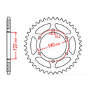 Sprocket Kit Kawasaki ZXR600 '95-'97 - 525XRE 15/40