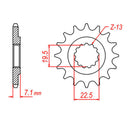 Sprocket Kit Suzuki GN250 - 520XRE 15/41