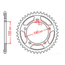 Sprocket Kit Suzuki GSXR1000 '01-'06 (K1-K6) (economy) - 530XRE 17/42