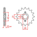Sprocket Kit Yamaha XJ600 '91/'92 - 530XRE 17/44
