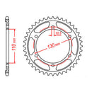 Sprocket Kit Yamaha MT09 - 525XRE 16/45