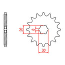 Sprocket Kit Yamaha XJ/XS650 - 530XRE 17/33