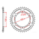 Sprocket Kit Yamaha YZF1000 Thunderace 96-02 - 530XRE 17/46