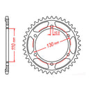Sprocket Kit Yamaha YZF-R1 '98-'03 Gold (recommended) - GB530ZXW 16/43