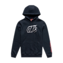 BADGE PULLOVER HOODIE BLACK / GRAY