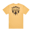 FEATHER SHORT SLEEVE TEE BLEACHED MELON