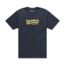 FINISH LINE SHORT SLEEVE TEE BLACK HEATHER
