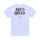 PINK SLIPS SHORT SLEEVE TEE WHITE