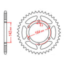 MTX 1068 Steel Rear Sprocket