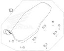 Seat Assembly XL750 Honda Genuine