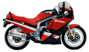 Generic image showing the Ventura EVO-12 Bike-Pack Kit for Suzuki GSXR 750 H, including the EVO-12 Pack (black bag), Evo-Rack (rear rack on motorcycle), and L-Bracket with screws.