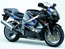 Ventura’s EVO-12 Bike-Pack Kit for Suzuki GSX 750 Y (2000) includes a black EVO-12 pack, Top-Box Rack, and L-Bracket with bolts, shown in a generic image.