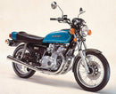 Image showing the Ventura EVO-12 Bike-Pack Kit for Suzuki GS 750, including the EVO-12 pack, Evo-Rack Top-Box Rack on the motorcycle’s rear, and L-brackets with hardware. Generic image shown.