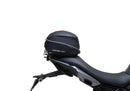 Image shows a Ventura EVO-12 bike pack, Adjustable Pack-Rack, and labeled "L-Bracket" with mounting hardware on a Triumph Tiger Sport 660 (22 ->), displayed as a bike-pack kit. Text labels identify each Ventura component.