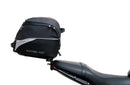 Ventura EVO-12 Bike-Pack Kit for Triumph Trident 660 (21–>), includes a black EVO-12 pack, an EVO-Rack with pannier support on the bike, and a sample image of a black L-Bracket with mounting hardware.